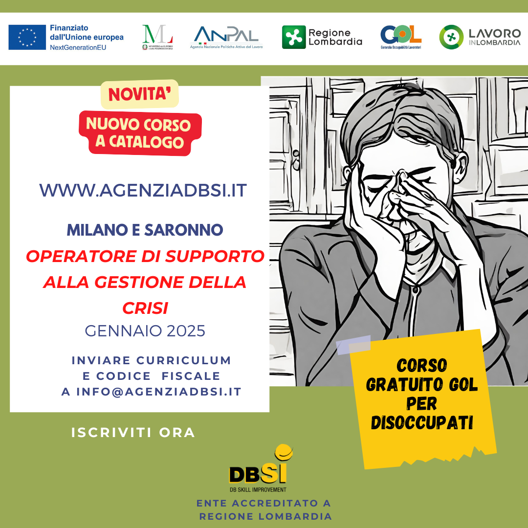 corso per disoccupati