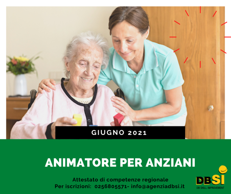 Animatore Anziani | Agenzia DBSI